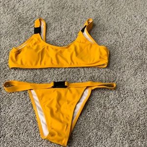 Orange(rust/mustard) 2 piece swimsuit